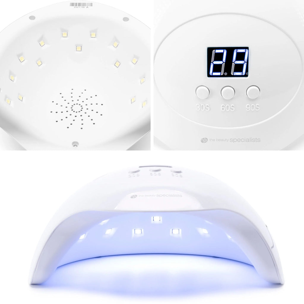 Corallo Lampada LED 36W — Vista LED interni e dettaglio controlli