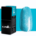Corallo Gel Polish Azzurro Glitter Procida — smalto semipermanente glitter