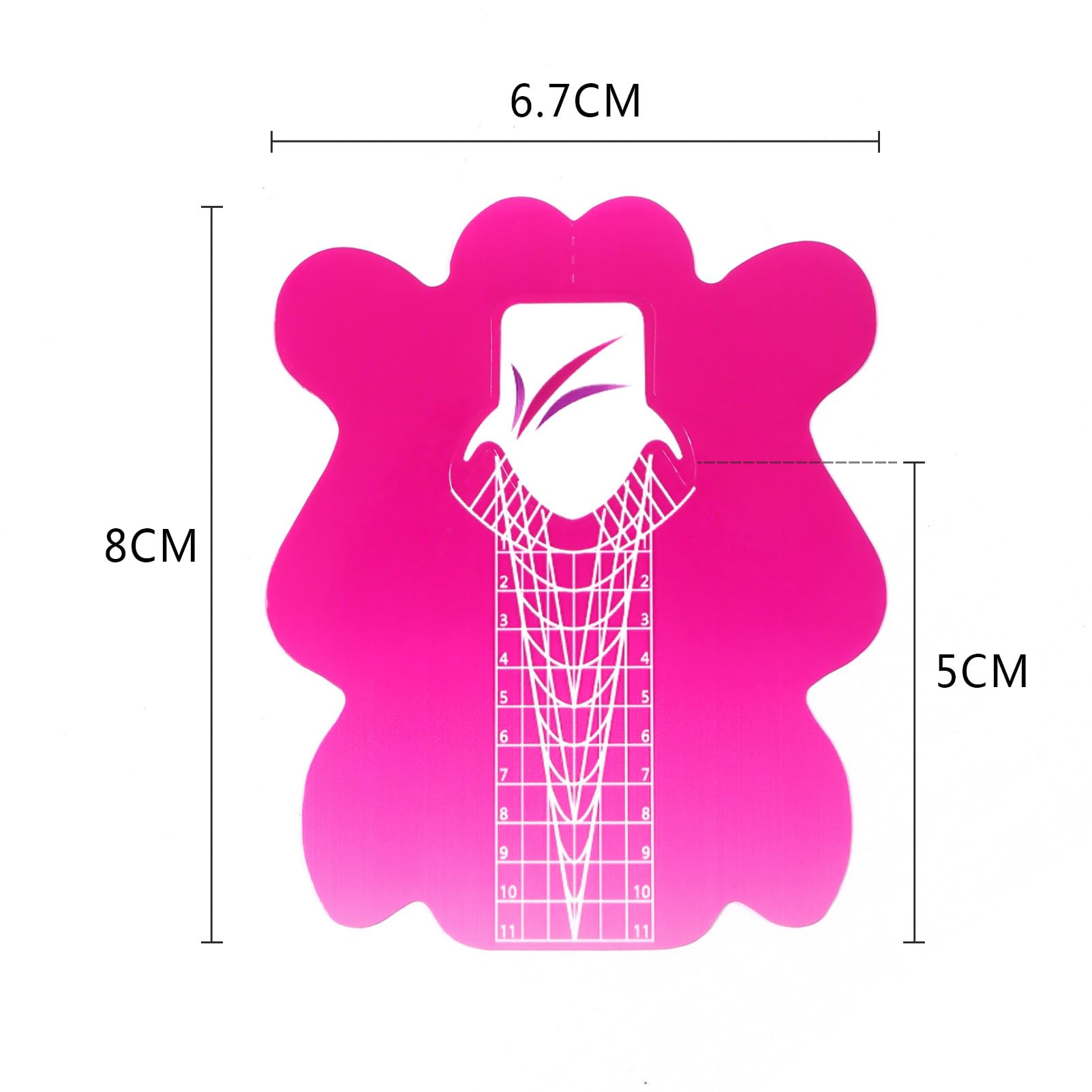 Corallo Nail Forms — Utilizzo con gel poligel per estensioni unghie professionali