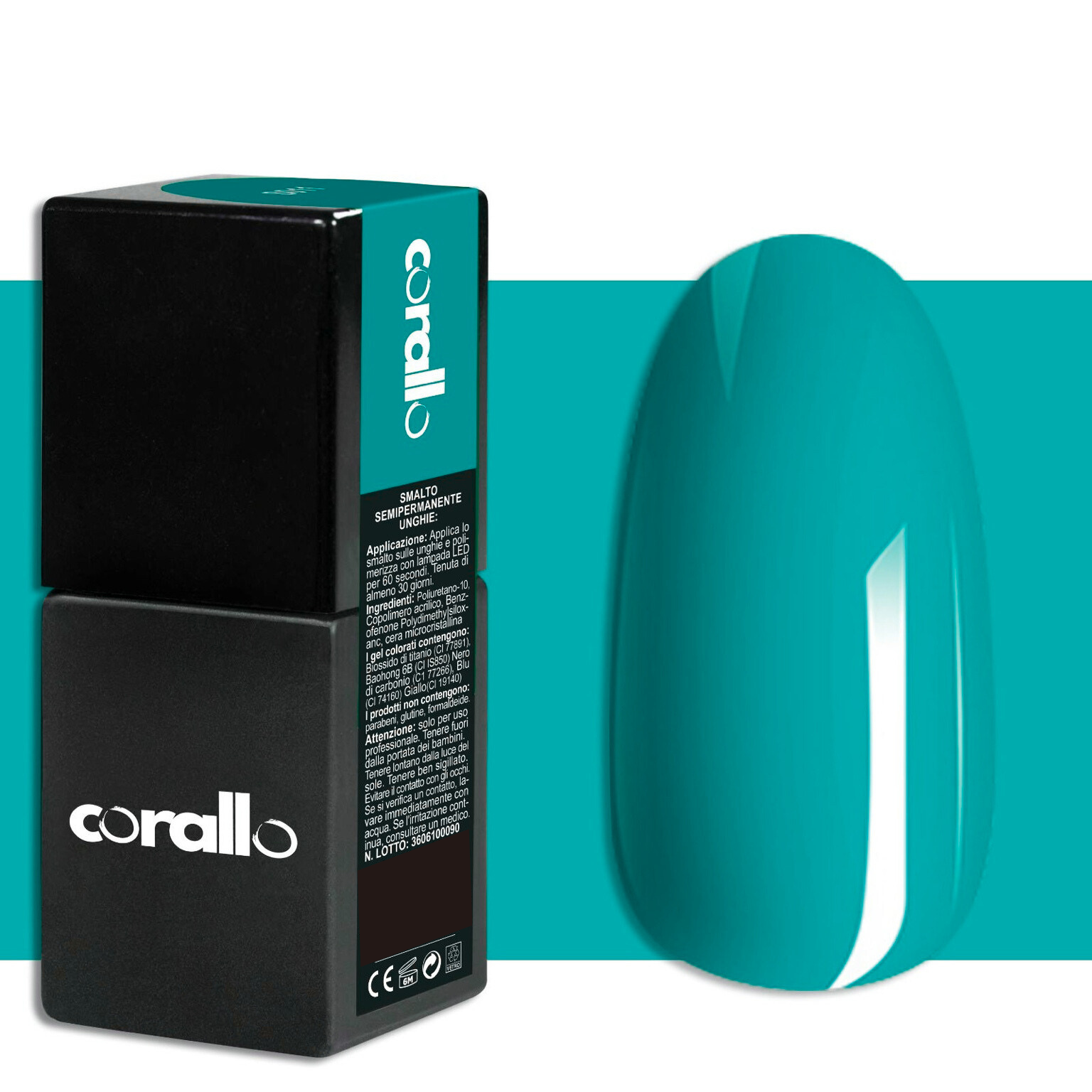 Corallo Gel Polish Acqua del Lago Como 10ml