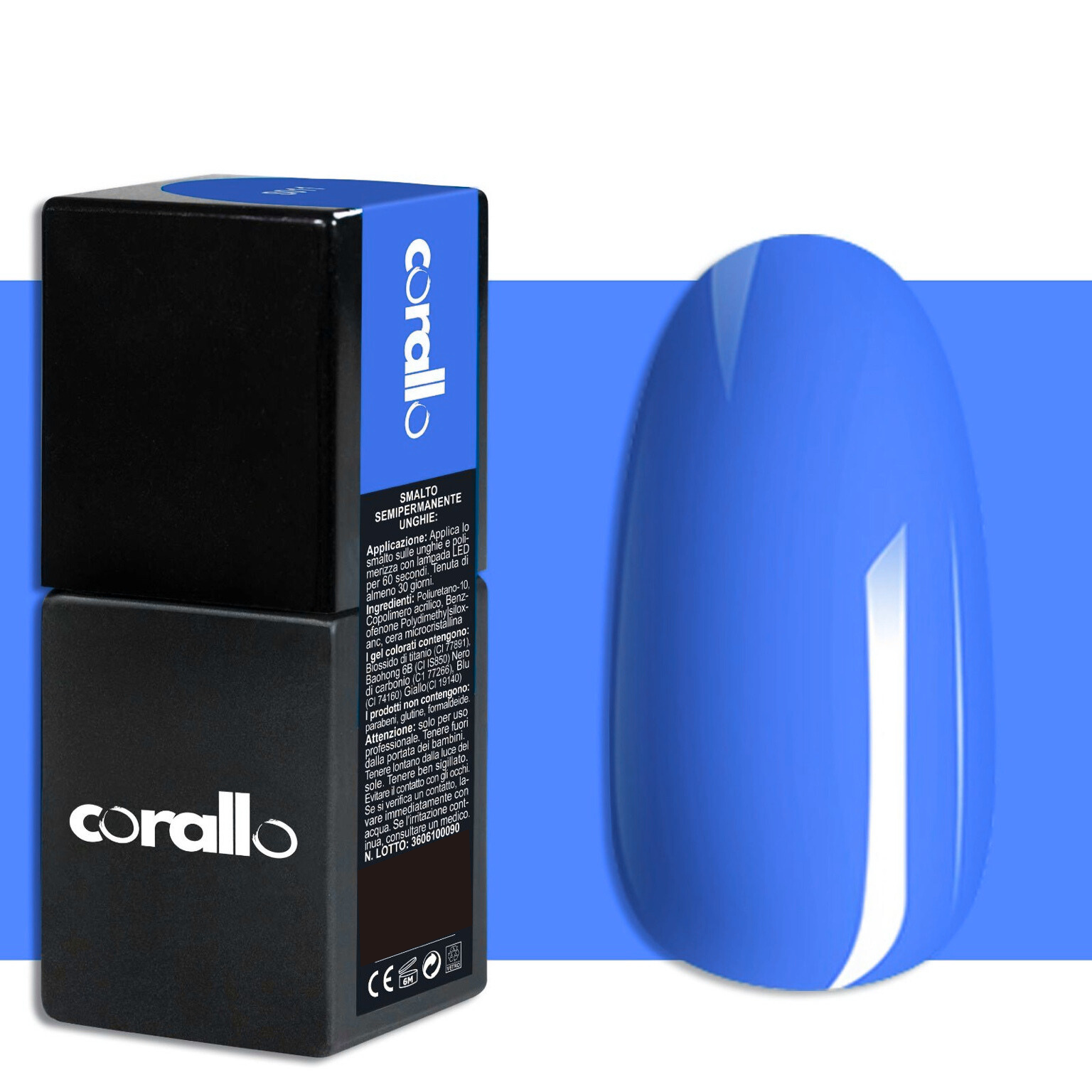 Corallo Gel Polish Azzurro Costiera 10ml