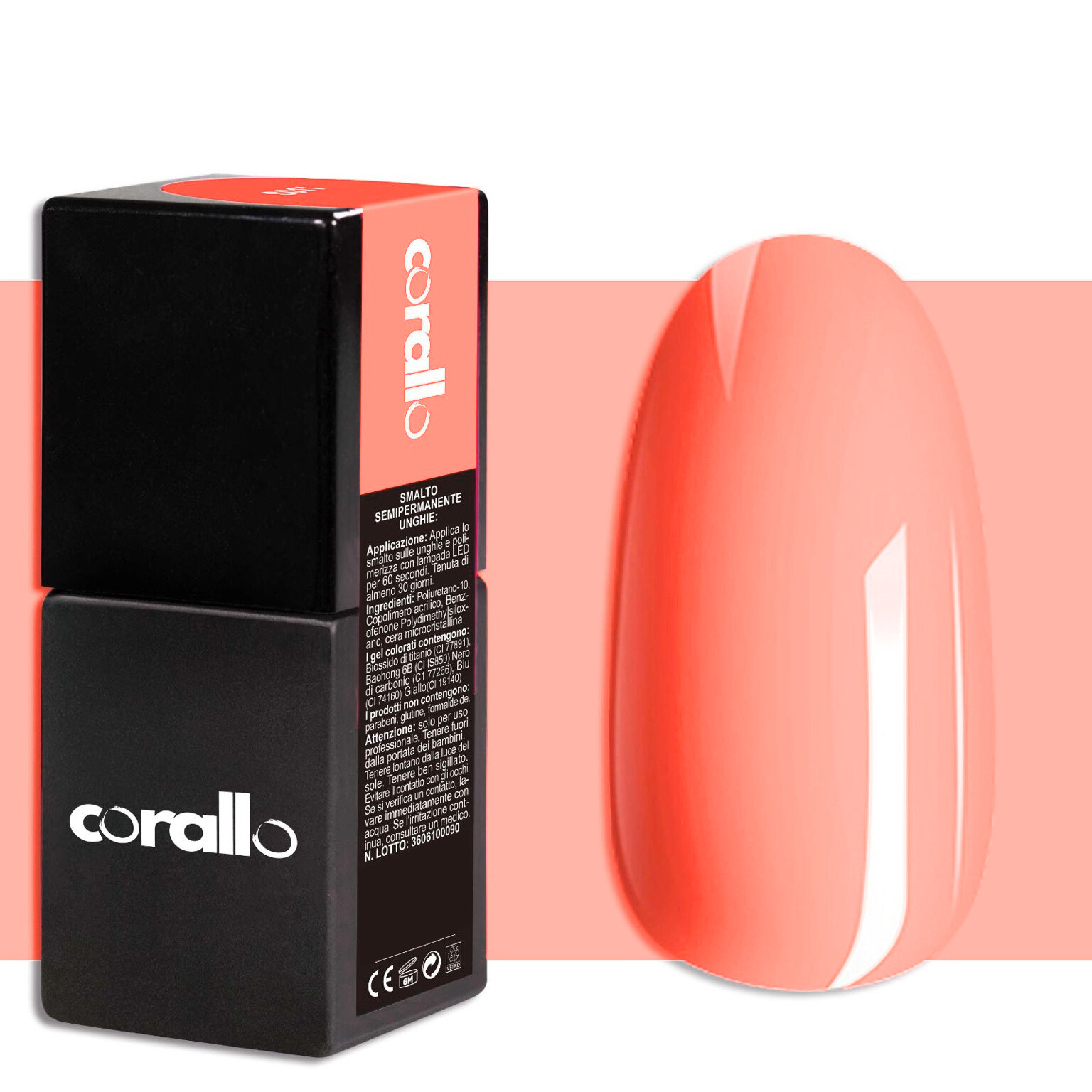 Corallo Gel Polish Pesca Positano 10ml