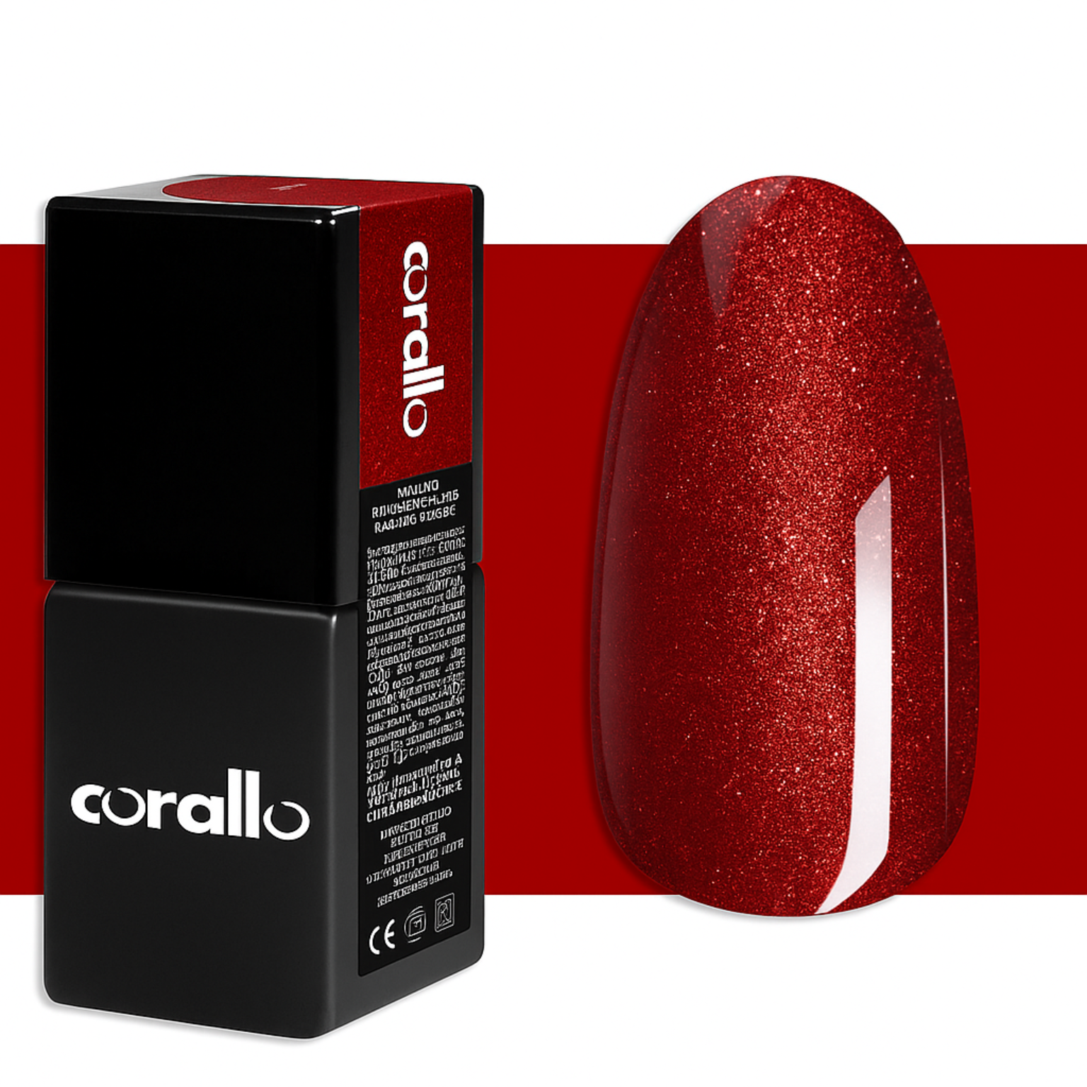 Corallo Gel Polish Rubino Scintilla 10ml